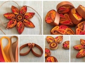 quilling flower necklace a1