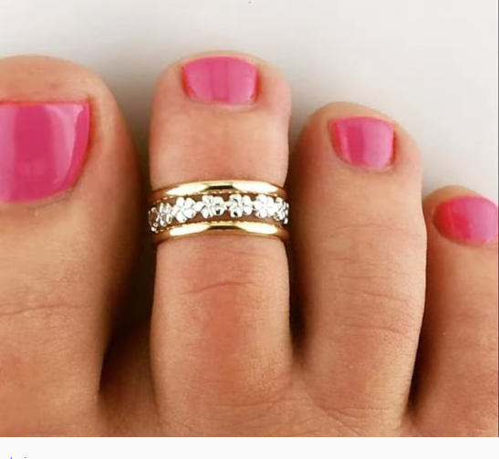 silver toe ring designs 15