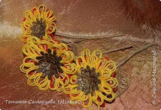 sunflower from yarn 14