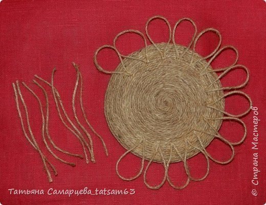 sunflower from yarn 7