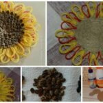 sunflower from yarn a1