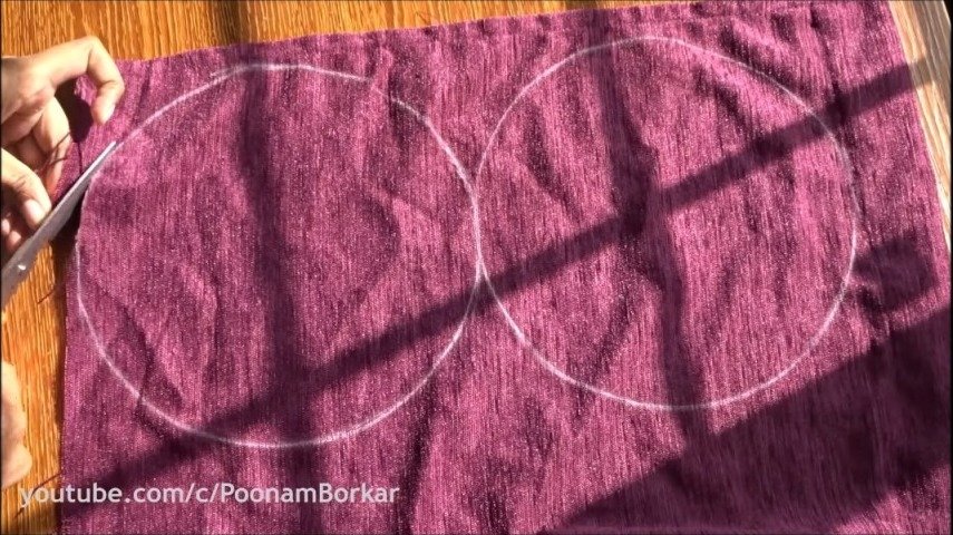 How to Make Flower Shaped Mat from Old Clothes 2