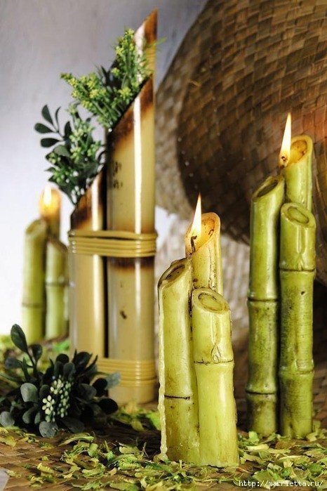 candles bambo stalks 1
