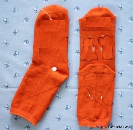 socks doll making 5