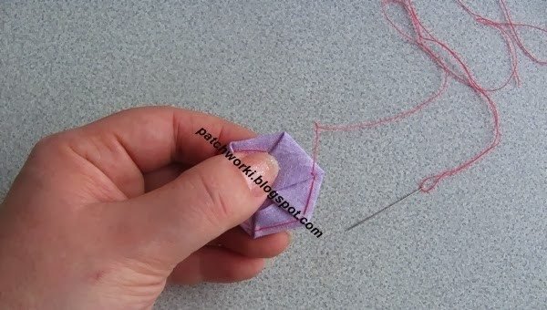 stitching hexagons for plaid 27 1