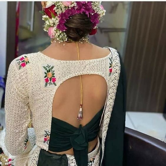 blouse back neck designs 10