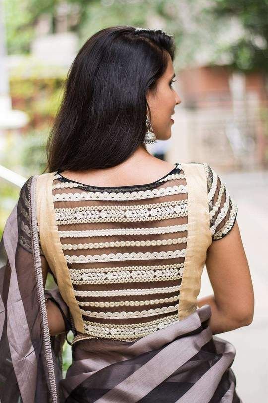 blouse back neck designs 16