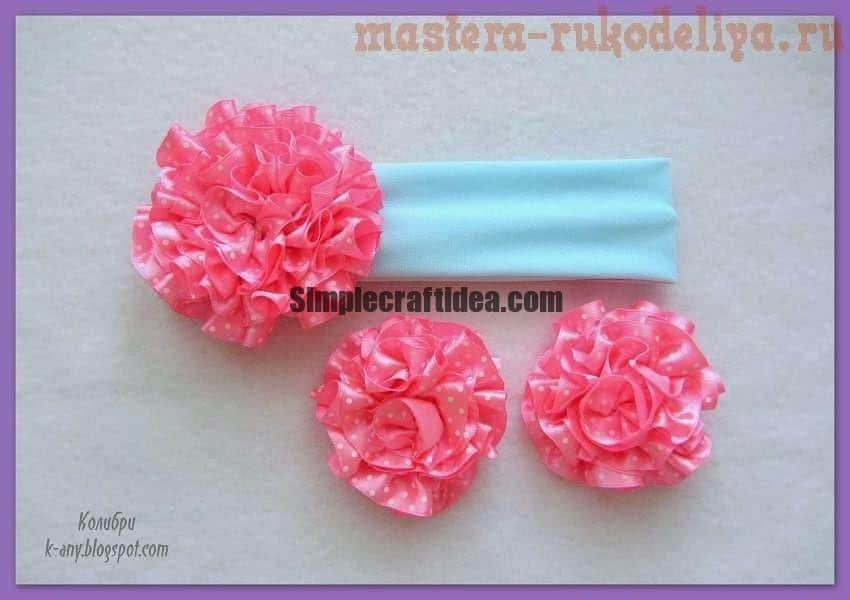 carnation ribbon flowers a1