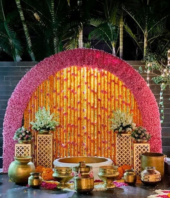 haldi backdrop design 3