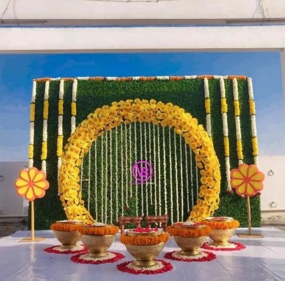 haldi backdrop design 6