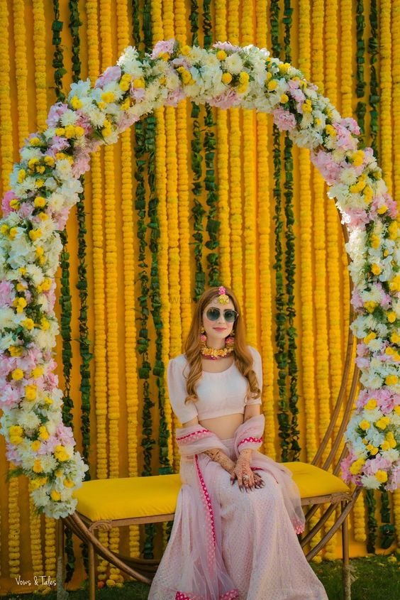 haldi backdrop design 9