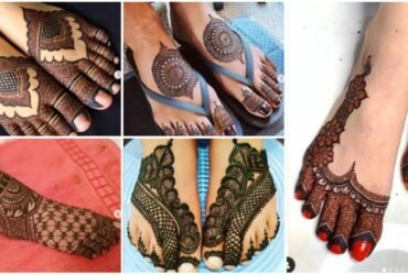 legs mehndi design a1