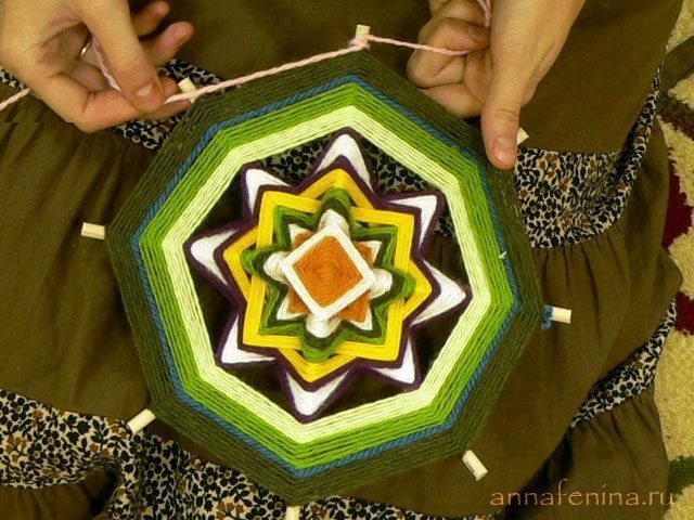 mandala weaving 24