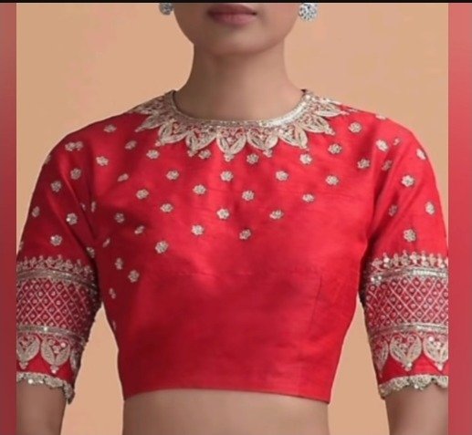 red blouse designs 1