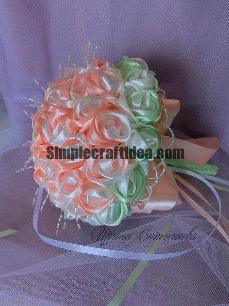 bouquet of satin ribbon a1