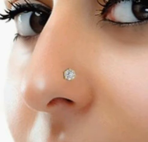 diamond nose pin designs 10