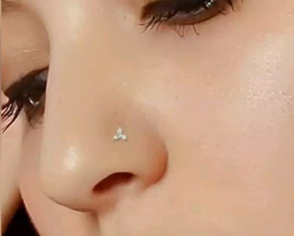 diamond nose pin designs 9