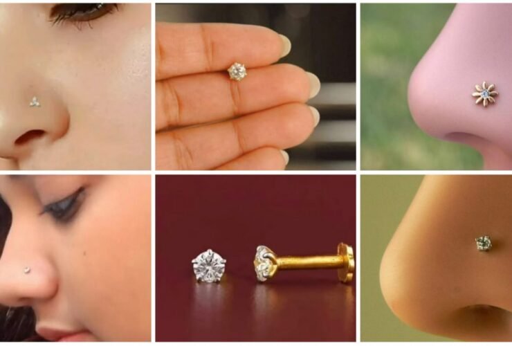 diamond nose pin designs a1 1