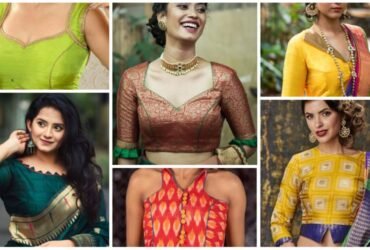 latest saree blouse neck designs a1