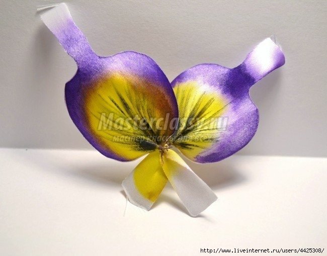 pansy flower making 10