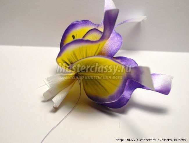 pansy flower making 11