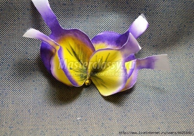 pansy flower making 12