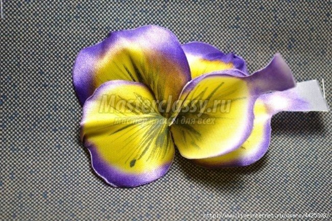 pansy flower making 14