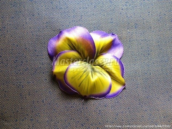 pansy flower making 15