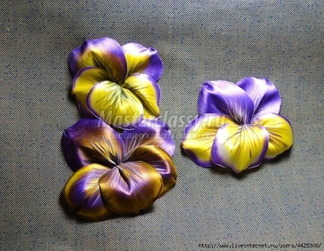 pansy flower making 17