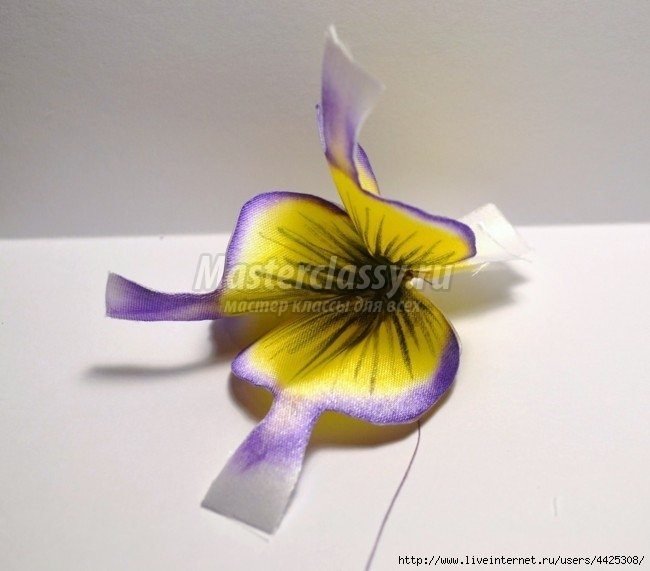 pansy flower making 9