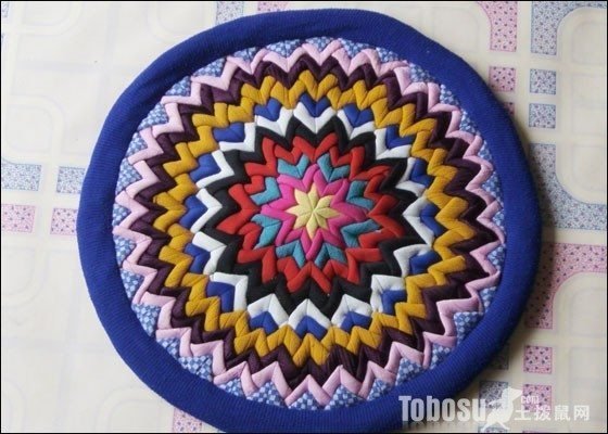 patchwork cushion 1