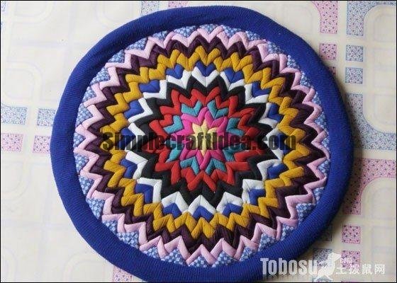 patchwork cushion a1