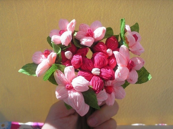 corrugated paper flowers 1