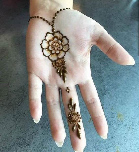 finger mehndi designs 10