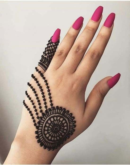 finger mehndi designs 9