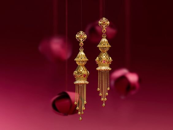 gold earrings 12