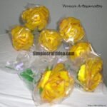 yellow flowers from plastic bottle a1