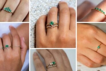 ring with the green stone a1